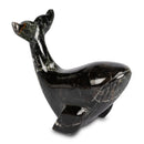 5 Inch Black Marble Whale
