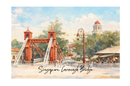 Magnet Old Singapore - Cavanagh Bridge