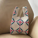 Knit Bag - Peranakan Diamond