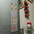 Magnet Peranakan - Turquoise Peony Bloom