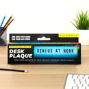 Light-Up Desk Plaque