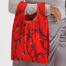 Pleated Baggu - Red Snapdragon