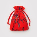 Pleated Baggu - Red Snapdragon