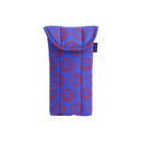 Puffy Glasses Sleeve - Mini Cobalt Happy
