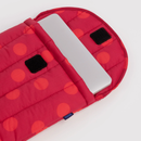 Puffy Laptop Sleeve 13"/14" - Red Polka Dot
