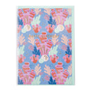 Colourful Coral Pattern 'Happy Birthday' Card