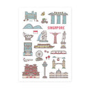 Singapore Series Postcard - The Uniqueness of Singapore