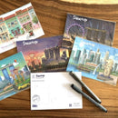 Singapore Popup Postcard - 4-in-1 Set