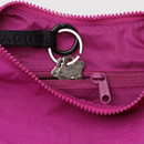 Small Nylon Crescent Bag - Deep Fuchsia