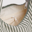 Small Nylon Meringue Bag - Sage Stripe