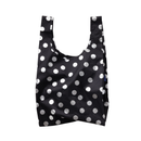 Standard Baggu - Silver Metallic Polka Dot