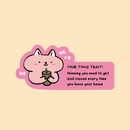 Vinyl Sticker - Toxic Trait: 'Iced Coffee'
