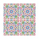 Magnet Peranakan - Turquoise Peony Bloom
