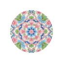 Ceramic Coaster - Turquoise Peony Bloom