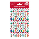 100 Pieces Christmas Decorations Stickers -  Foam