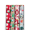 4 Metres Christmas Gift Wrap - Cute
