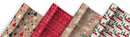 4 Metres Christmas Gift Wrap - Festive Kraft