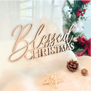Xmas Home Sign - Blessed Christmas