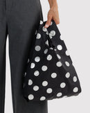 Baby Baggu - Silver Metallic Polka Dot