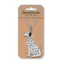 Wooden Handmade Keyring - Dalmatian