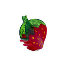 Midi Hair Claw Clip - Red Strawberry