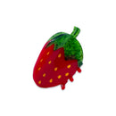 Midi Hair Claw Clip - Red Strawberry