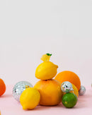 Mini Hair Claw Clip - Lemon