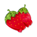 Large Hair Claw Clip - Red Strawberry